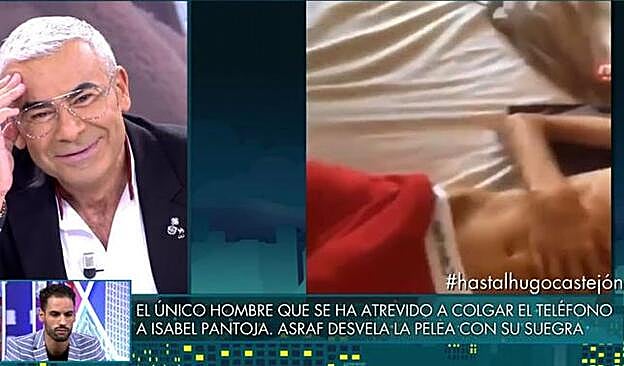 Jorge Javier Vázquez alucina con la entrepierna de El Cejas.