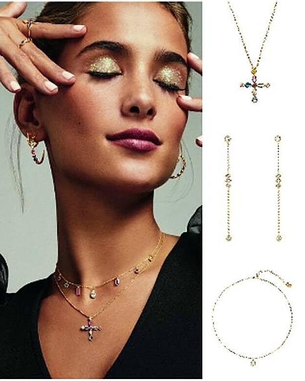 María Pombo y sus piezas favoritas de la colección Prisma para Agatha París.