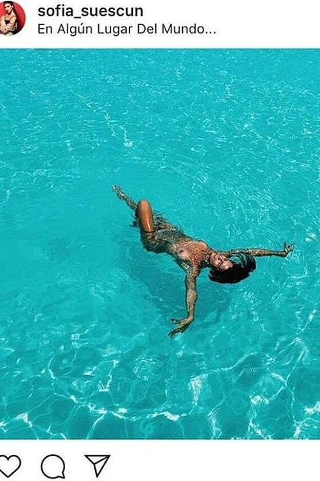El desnudo de Sofía Suescun que ha sido censurado en Instagram.