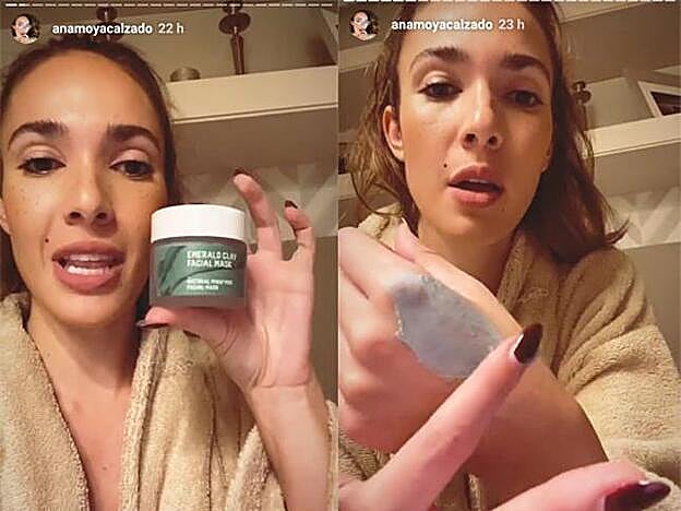 Ana Moya ha mostrado en Instagram esta nueva mascarilla facial que no falta en su rutina de belleza.