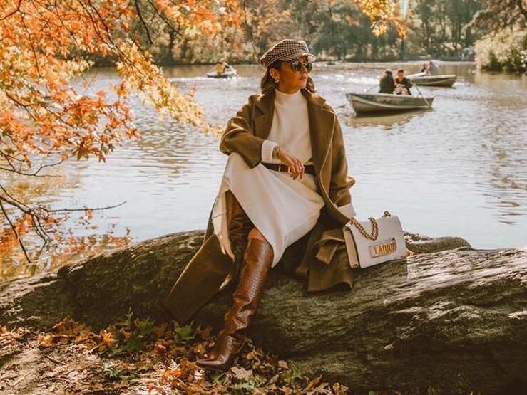 Fotos: 12 vestidos de punto para los días más fríos del invierno