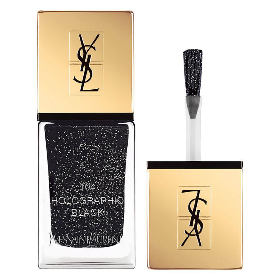 Laque Couture de Yves Saint Laurent en el tono 104 Holographic Black, 25,45 euros.
