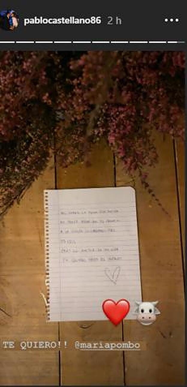 Pablo compartía su regalo con todos sus seguidores.