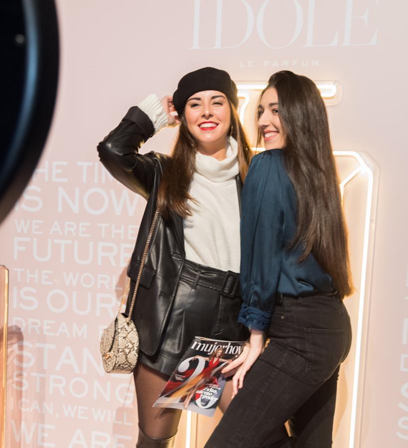 Las imágenes más instagrameables se realizaron en el espacio de Lancôme, donde las lectoraas jóvenes se enamoraron de la última fragancia de la casa: Idôle.