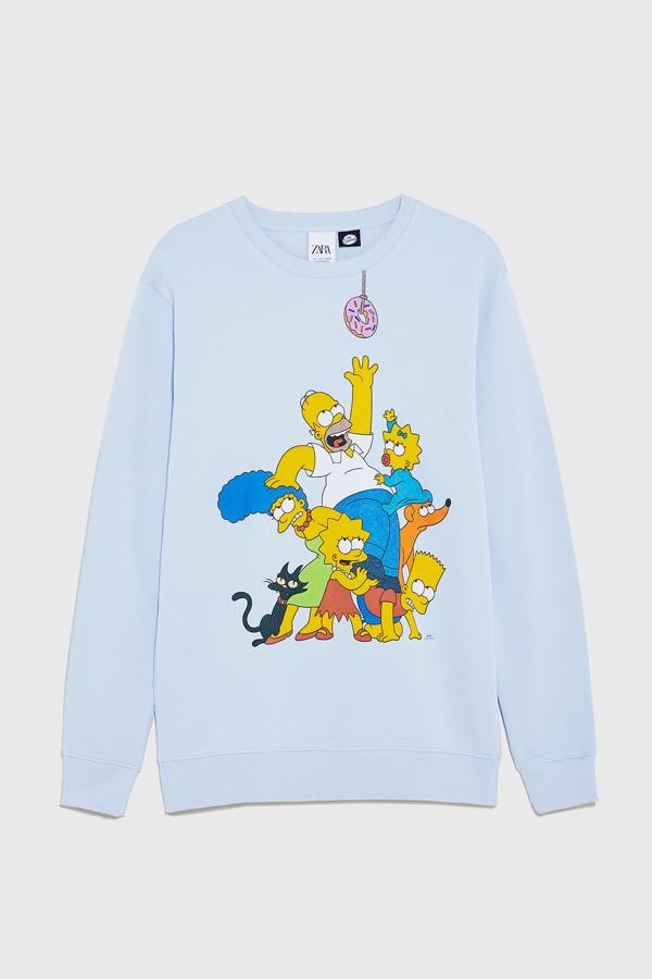Sudadera de Los Simpson de Zara (25,95 euros).