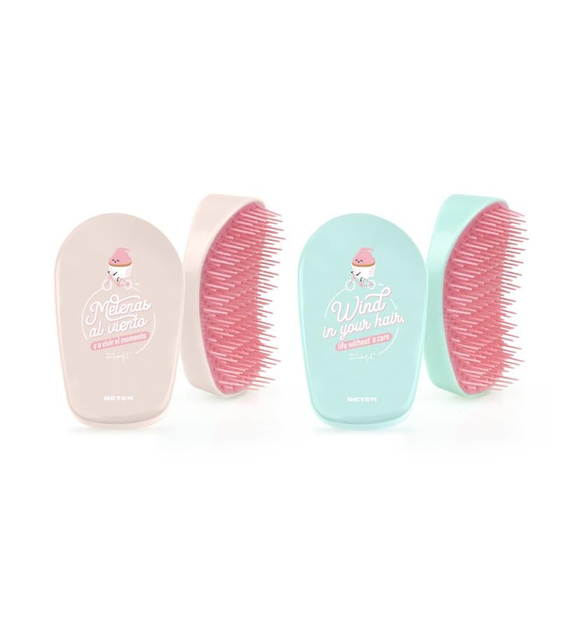 Cepillos detangling de púas antienredos que protegen el cabello de roturas (5,95 €).