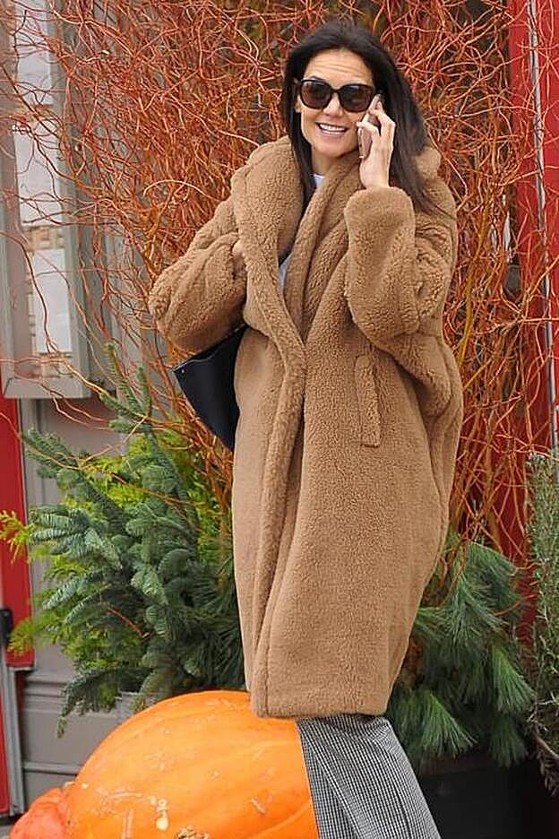 La actriz, en un momento de su paseo por Nueva York..