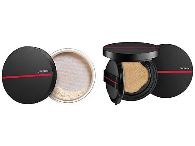 1. Synchro Skin Invisible Silk Loose Powder (48,50 €). 2. Synchro Skin Self- Refreshing Cushion Compact (52,50 €).