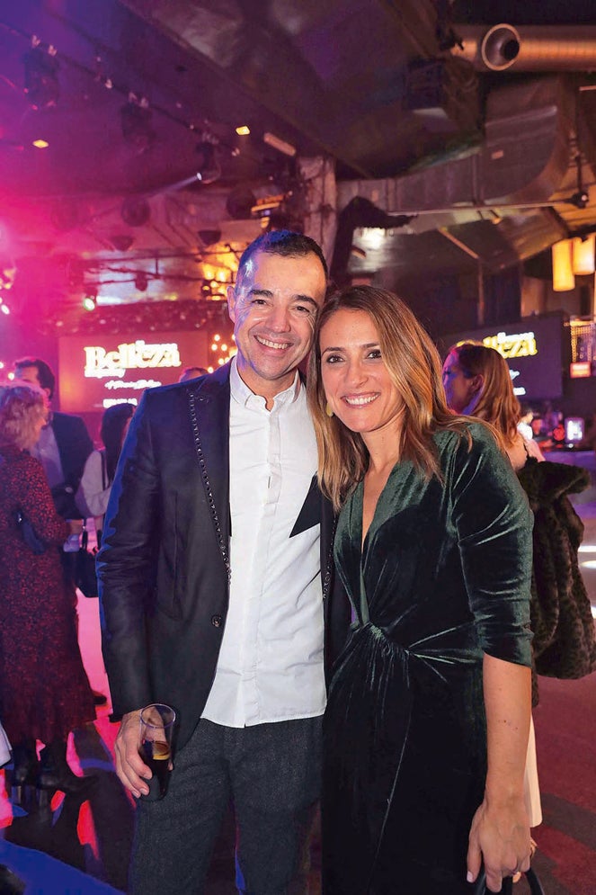 Frans Reina de Shiseido y Amaia Campos.