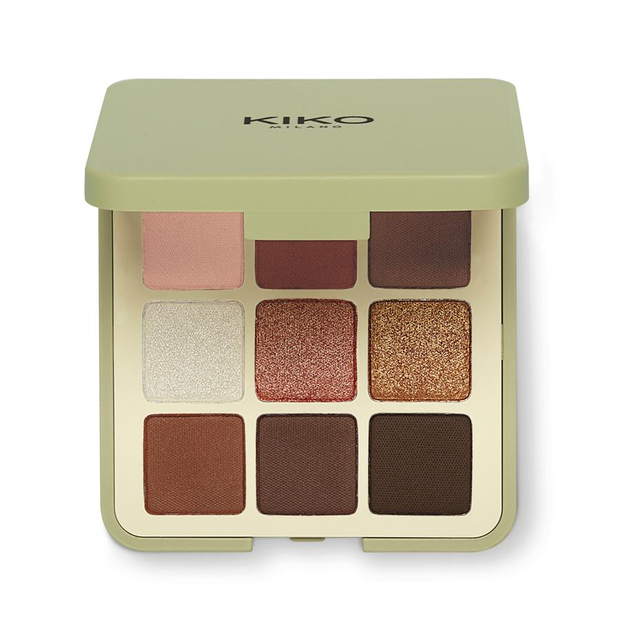 Para aquellas que se mueven entre tonos marrones, Kiko Milano tiene una paleta de 9 sombras de ojos con múltiples acabados perfecta para cualquier ocasión. Tiene un precio de 12,99 euros y también está disponible en tonos rosados y burdeos.