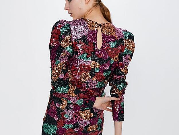 Detalle de la parte trasera del vestido