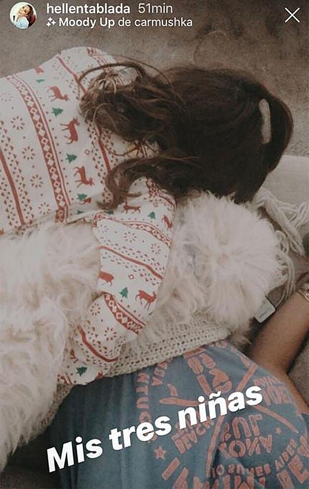 Esta es la foto que ha compartido Elena Tablada.