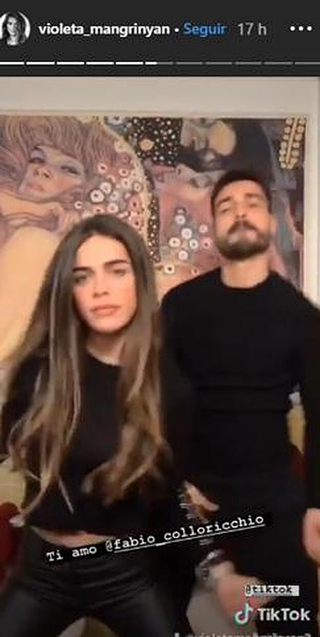 Violeta y Fabio sorprenden a sus seguidores con este video.
