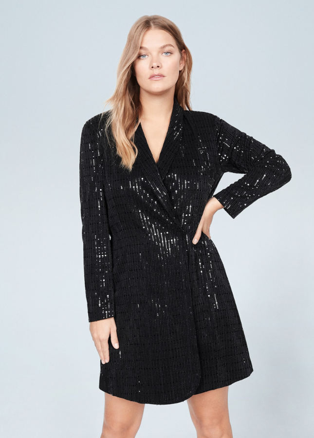 Un recurso fantástico para la noche o eventos formales que te puede sacar de muchísimos apuros estilísticos. Puedes usarla sola o en compañía de pantalones y queda fantástica. Costaba 99,99 euros y ahora se queda en 59,99 euros.