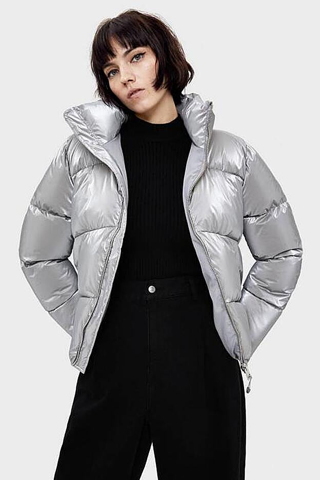 En versión puffy, mucho más desenfadada.