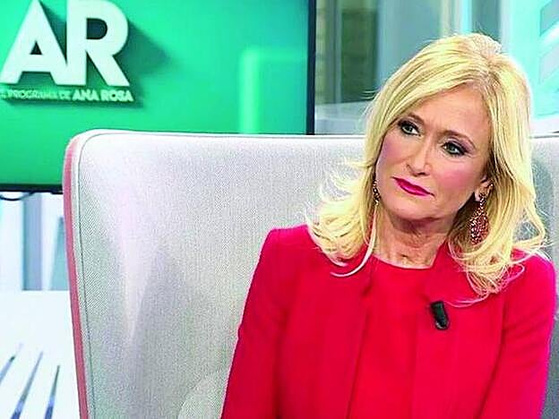 Cristina Cifuentes en el 'Programa de AR'.