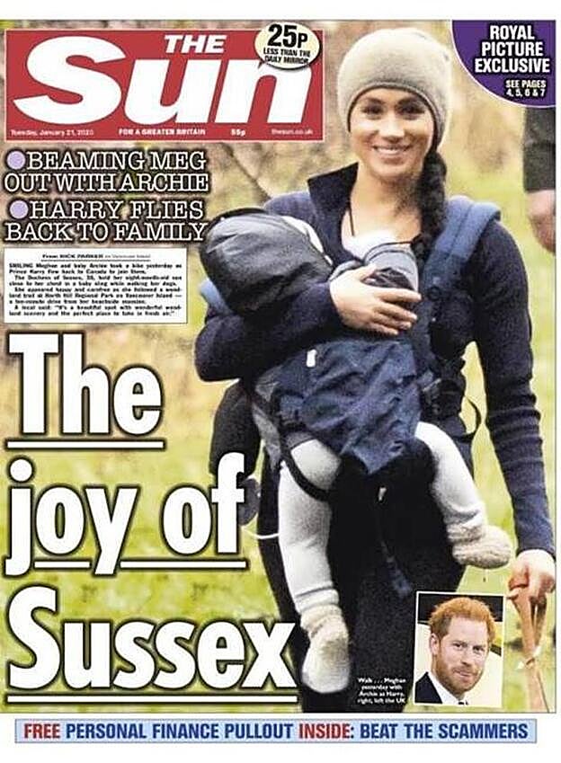 Esta es la portada que ha cabreado al príncipe Harry y Megahn Markle de nuevo.