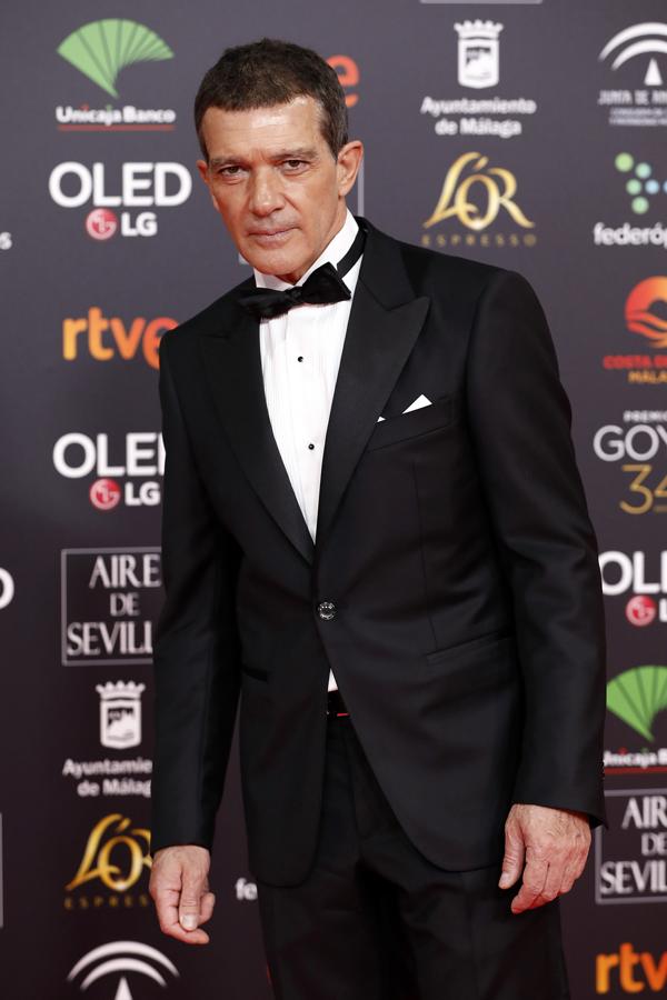 Antonio Banderas, vestido de Emilio Tucci, elaborado a medida.