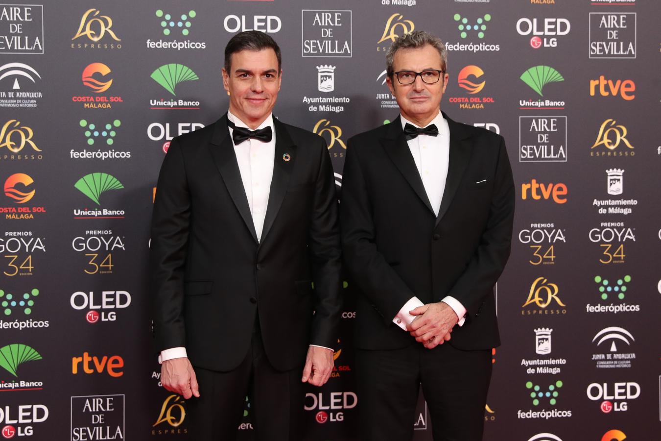 El presidente de Gobierno Pedro Sanchez y Mariano Barroso