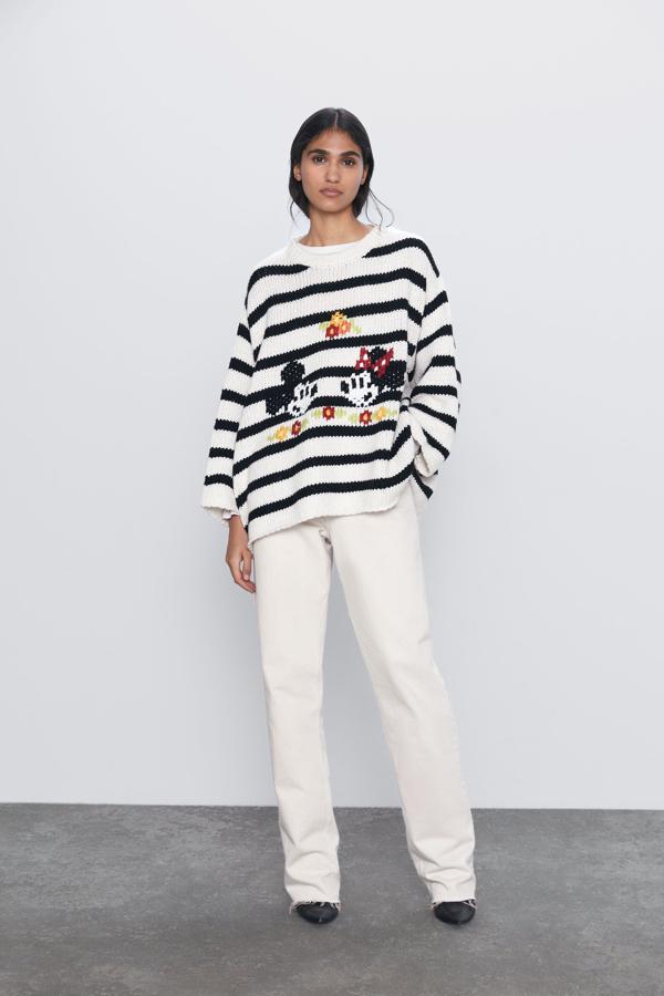 Jersey de rayas de Minnie y Mickey (39,95 euros).