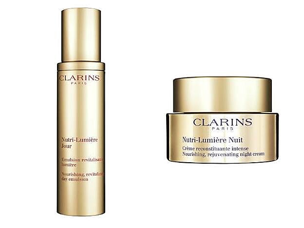 1. Textura ultraligera: Nutri-Lumière Jour Emulsión de Clarins (130 €).