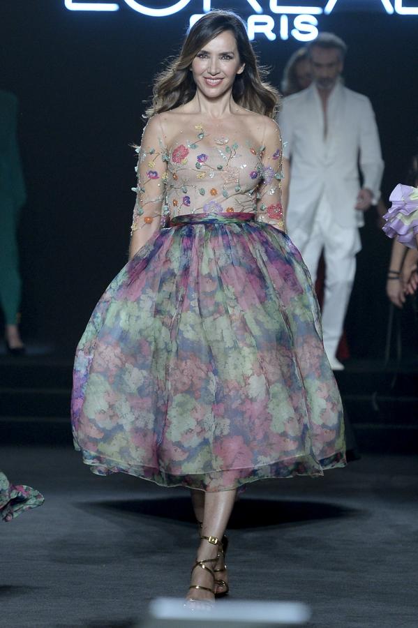 Paloma Lago en el desfile de L'Oréal Paris de la MBFWM.