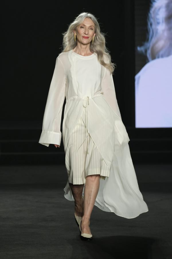 Pino Montesdeoca en el desfile de L'Oréal Paris de la MBFWM.