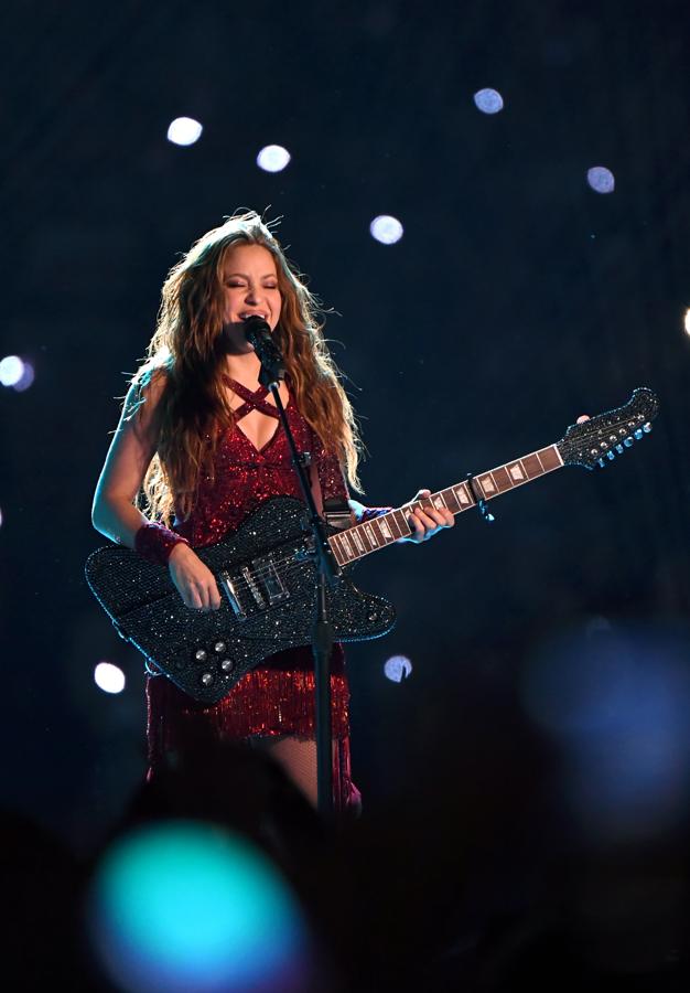 Shakira estuvo imponente en su actuación en el 'halftime show' de la Super Bowl 2020.