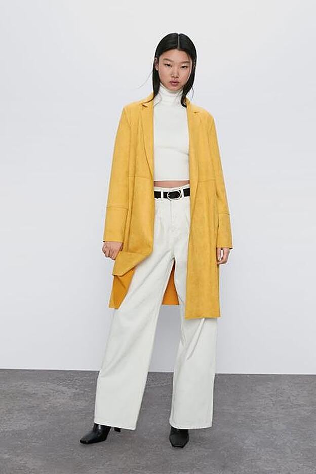 En efecto ante, con el grosor justo para la primavera.