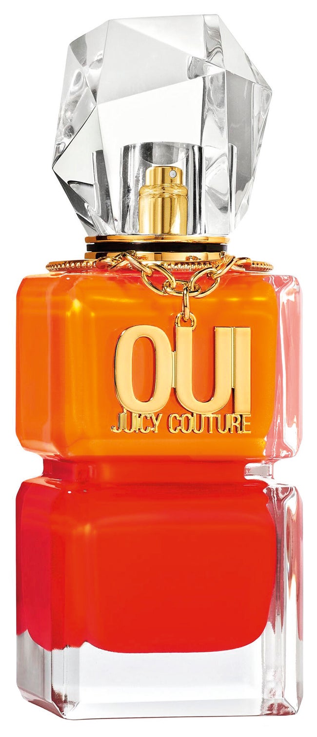 De su fondo de vainilla y maderas suaves surge la dulzura radical de la frambuesa templada. Oui Glow de Juicy Couture (75 €).