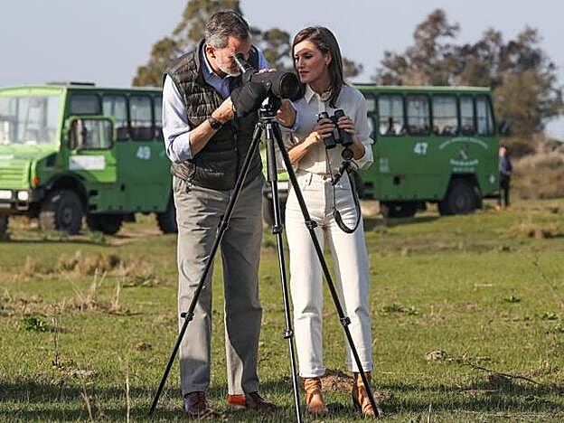 Durante la visita a Doñana, los Reyes pudieron disfrutar de diversas actividades
