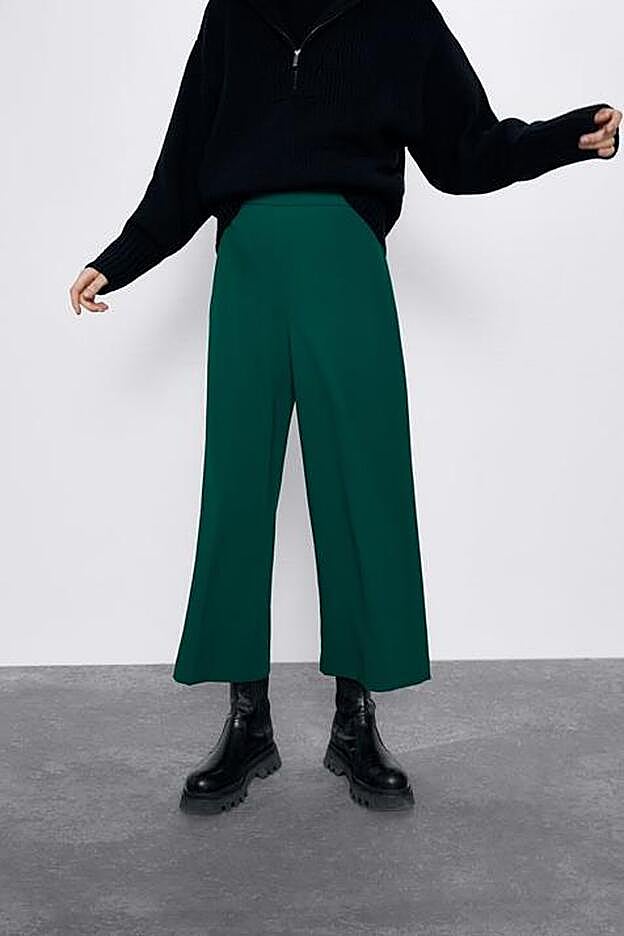 Los pantalones, en el catálogo de Zara.
