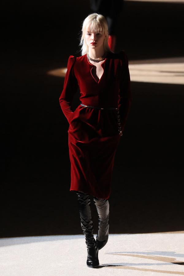 Desfile de Saint Laurent.