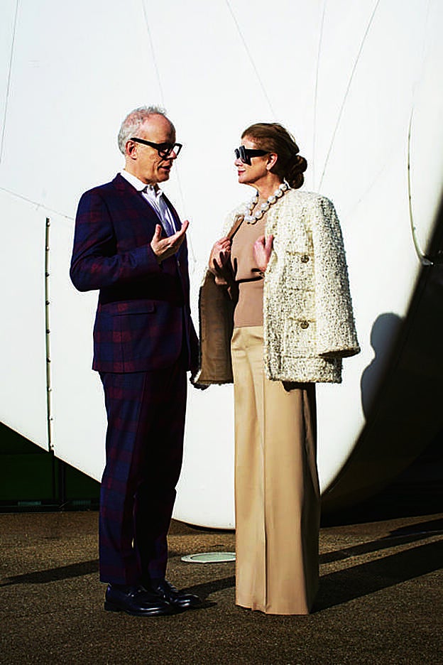 Con Hans Ulrich Obrist, director artístico de las Serpentine Galleries.