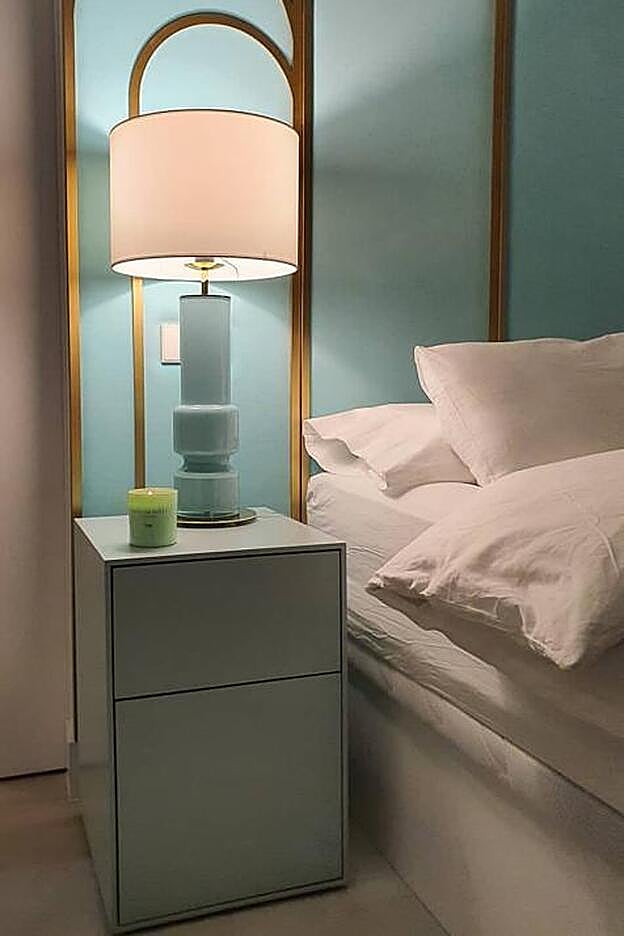 Parte del dormitorio de Paula Echevarría.