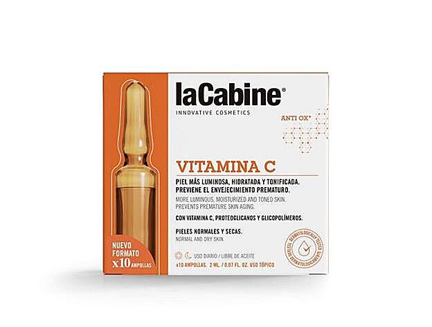 Ampollas con Vitamina C de La Cabine, 9,95 euros.