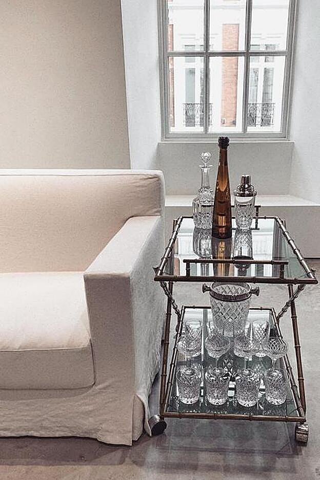 El que pronto será el rincón de las fiestas de la casa de Carriedo