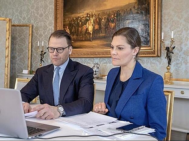 Victoria y Daniel de Suecia