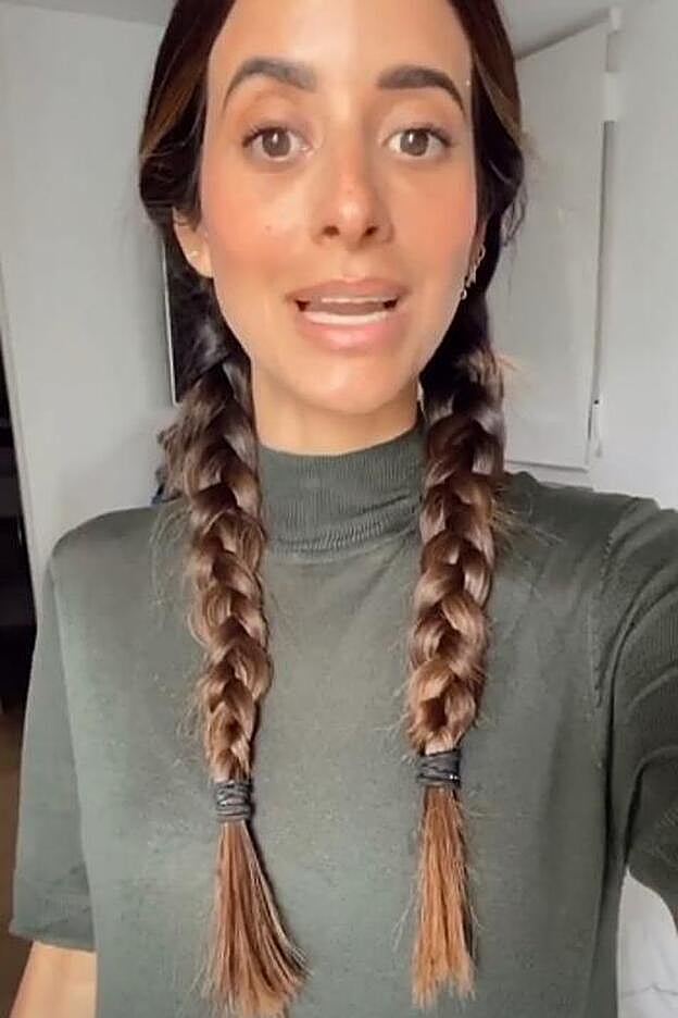 María, durante una de sus Stories