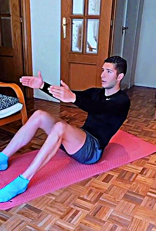 El entrenadora Álex Ghita