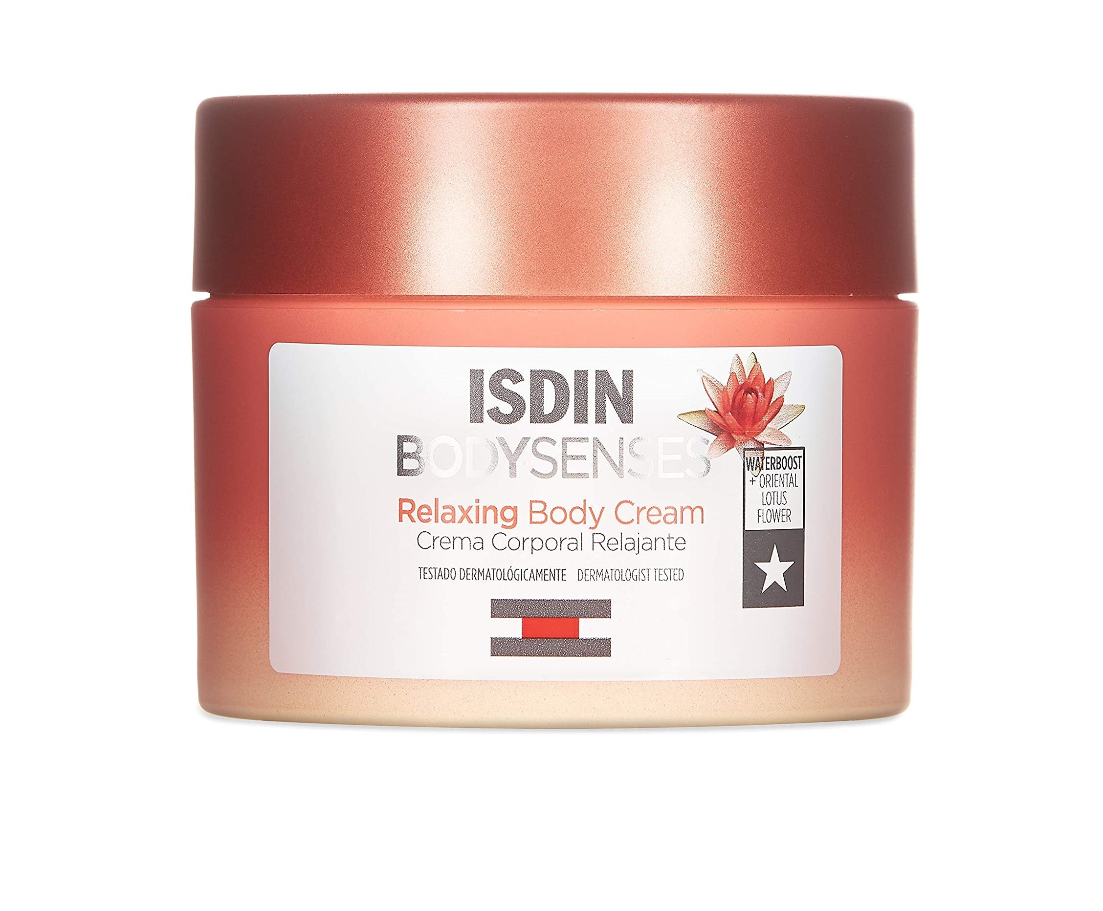 ISDIN ha creado  BodySenses , un formato hecho para completar cualquier ritual relajante. La Flor de Loto Oriental aporta una suavidad extrema y es un perfecto antioxidante para todo tipo de pieles. También para las más sensibles. (10,26 euros).