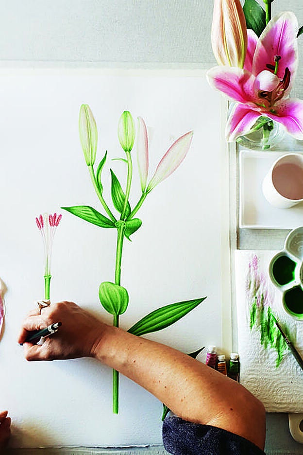 Acuarelas relajantes con la ilustradora Kata Zapata, de Save the Date Projects.