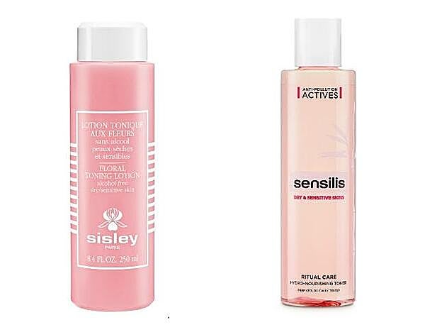 5. REHIDRATAR: Los nuevos tónicos para cutis secos y sensibles ofrecen una revitalización instantánea. -Sisley Lotion Tonique aux Fleurs (83 €). -Sensilis Ritual Care Hydro Nourishing Toner (10,90 €).