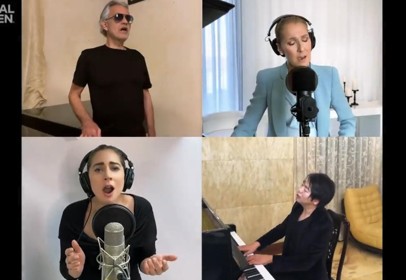 Sin duda, uno de los momentos estelares de la noche fue la interpretación de 'The Prayer', con el que se cerró la gala, y que corrió a cargo de Celine Dion, Lady Gaga, John Legend, Andrea Bocelli y el pianista Lang Lang.