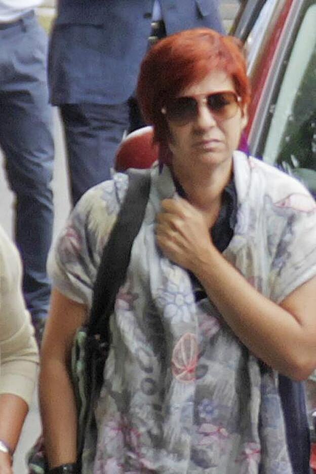 Una de las escasas imágenes que existen de Sandra Ortega Mera.