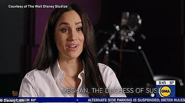 Meghan Markle en una imagen de esa entrevista para 'Good Morning America'.