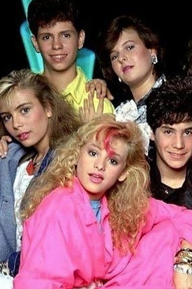 Una de las portadas de disco de Timbiriche, en grupo de pop infantil y juvenil más importante del pop mexicano, el que Paulina Rubio estuvo desde los 9 a los 20 años.