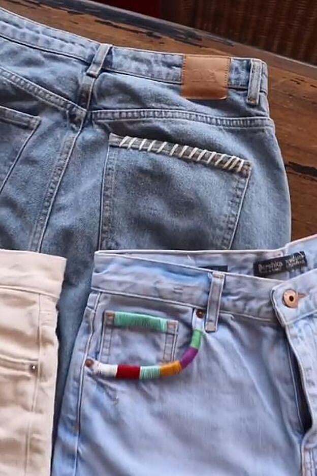 Algunas de las prendas customizadas.