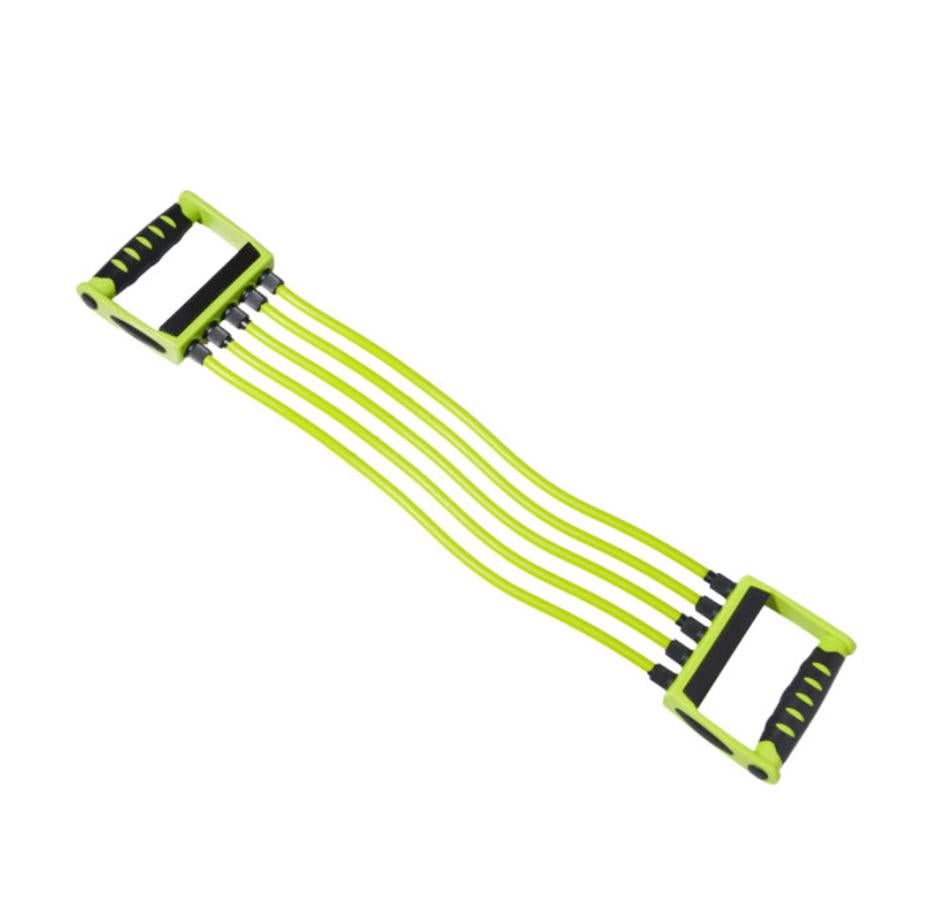 El  tensor de pecho  es una herramienta más para ayuda a ejercitar esa zona específica y es perfecto para tus entrenamientos habituales.(El Corte Inglés/12, 95 euros).