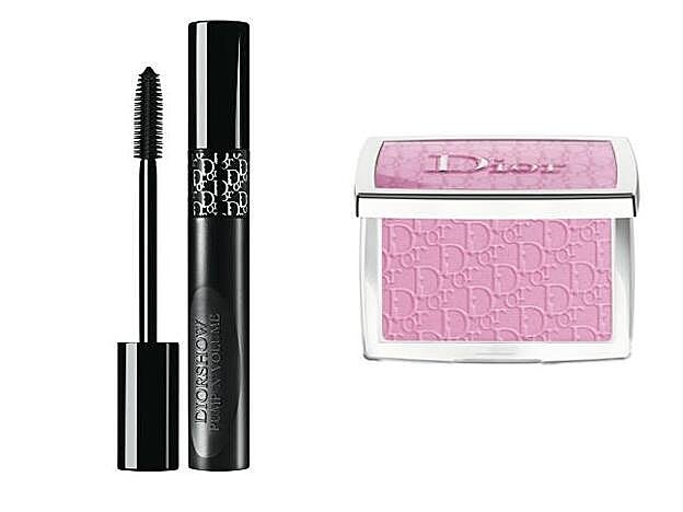 1. Diorshow Pump’n Volume (35€). 2. Rosy Glow de Dior (38€).